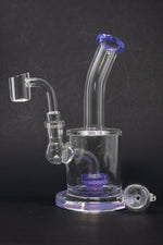 6.5" Flat Base Shower Bend Dab Rig