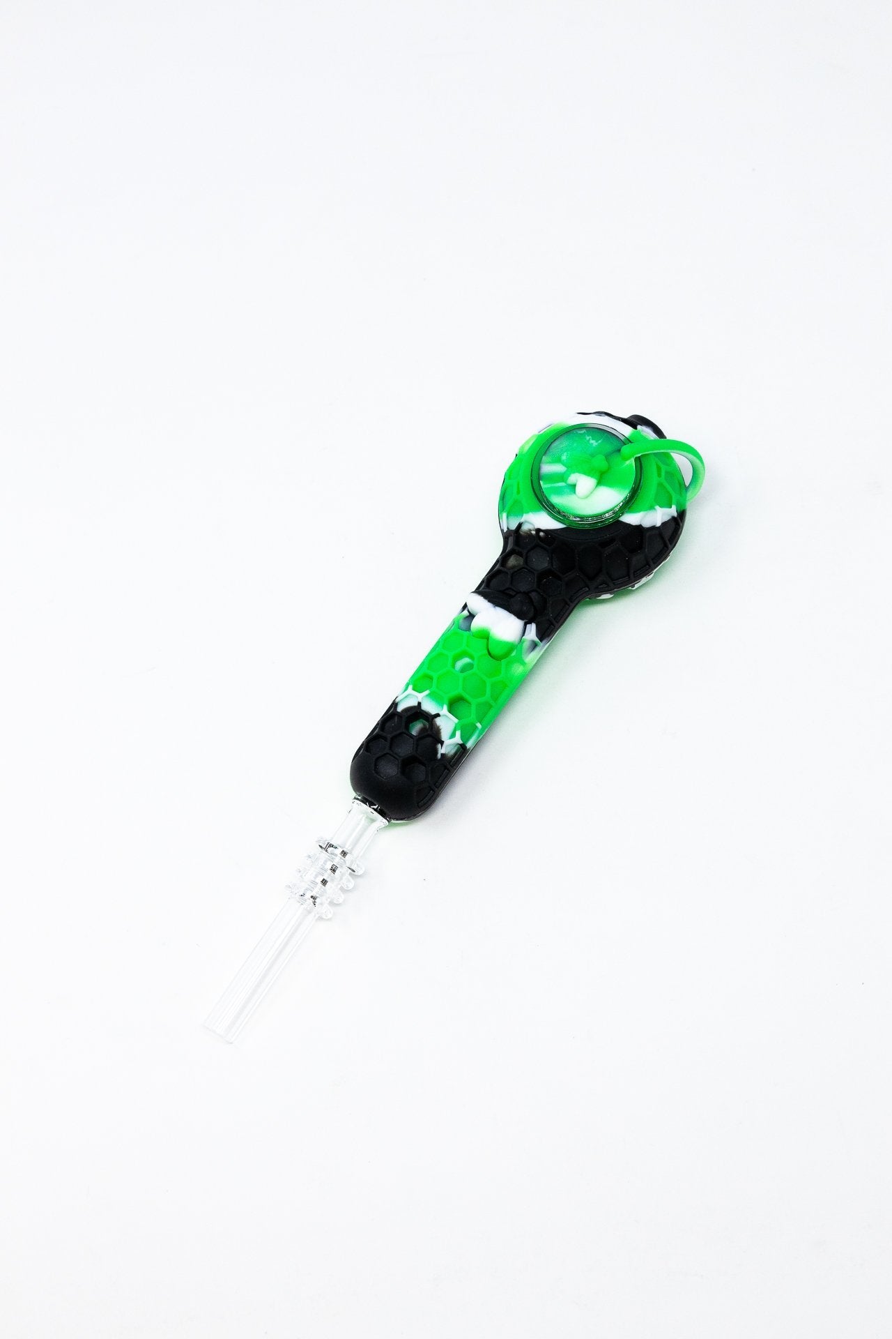 4" Silicone Nectar Collector w/ Quartz Tip