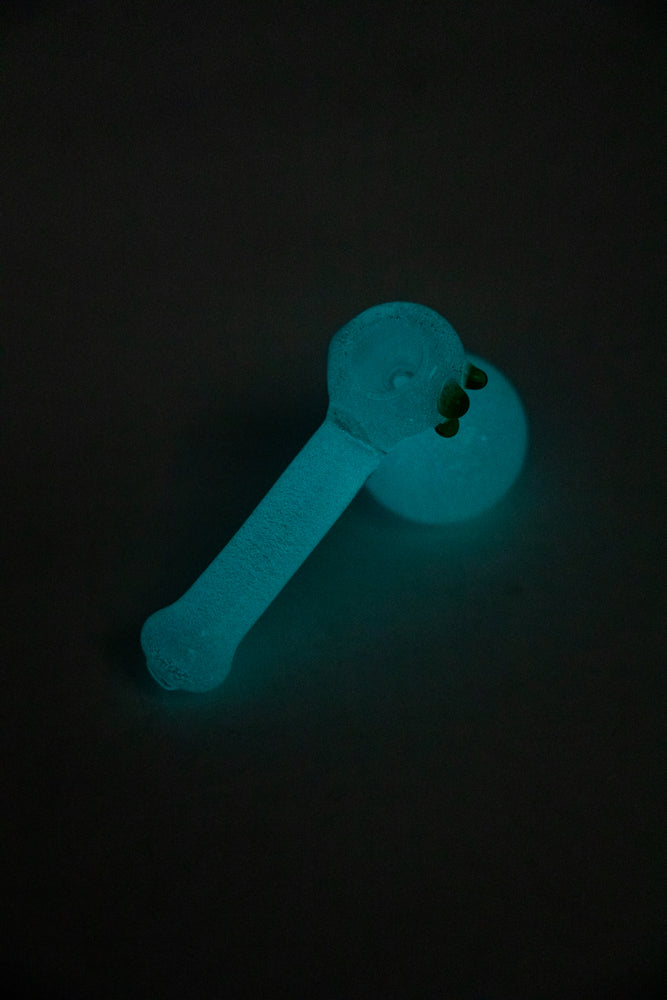 5" Glow in the Dark Hammer Bubbler