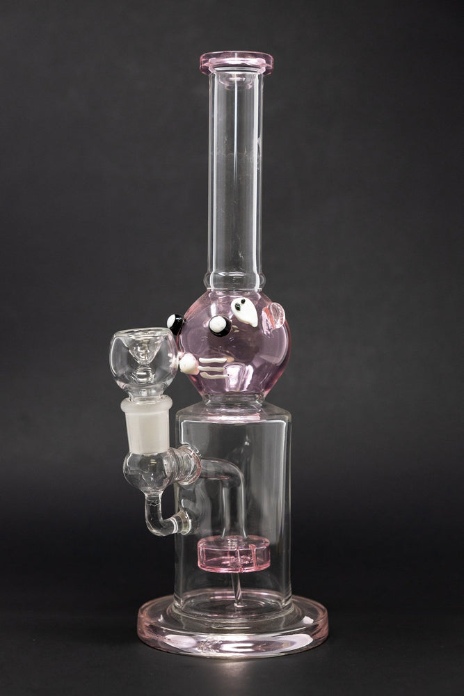 Medium Purple 12" Cat Face Bong