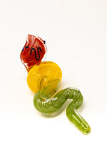 6" Snake Cobra Glass Hand Pipe