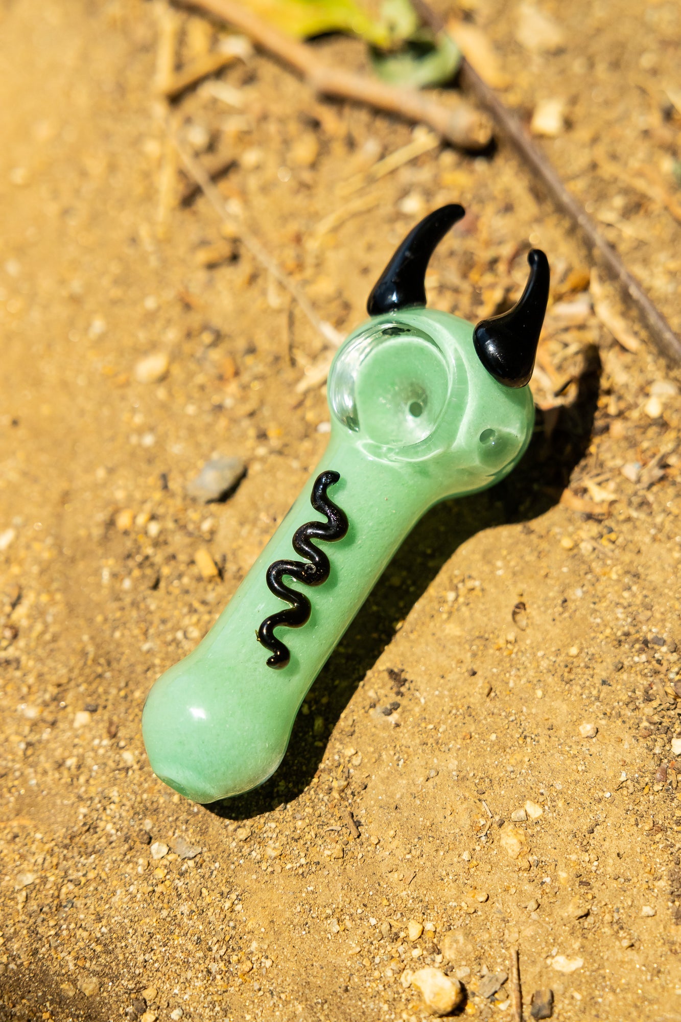 5" Green Devil Hand Pipe StonedGenie.com