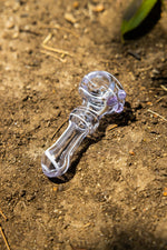 3.5" Purple Zig Zag Pipe