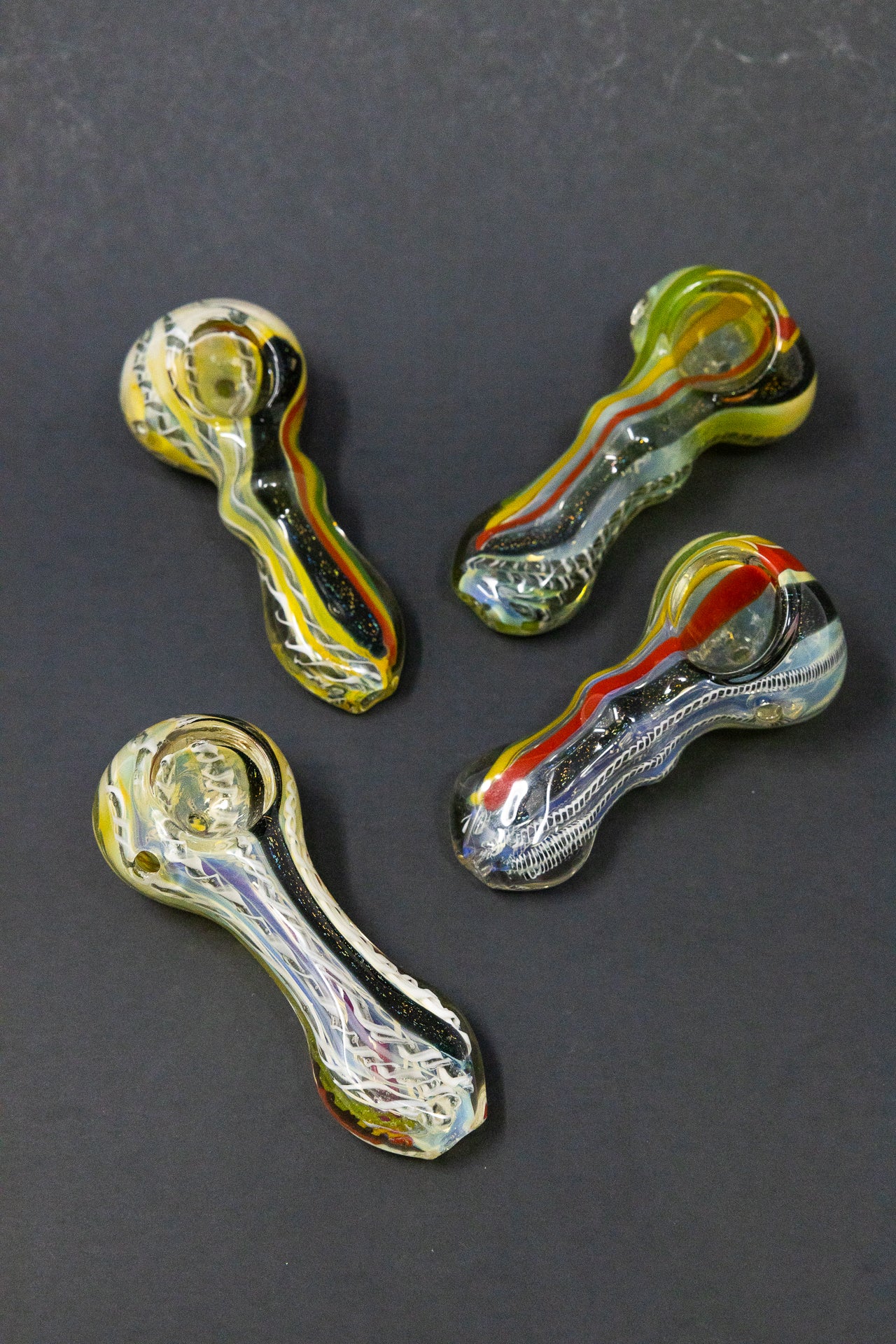 3" Dichro Glass Spoon Pipe